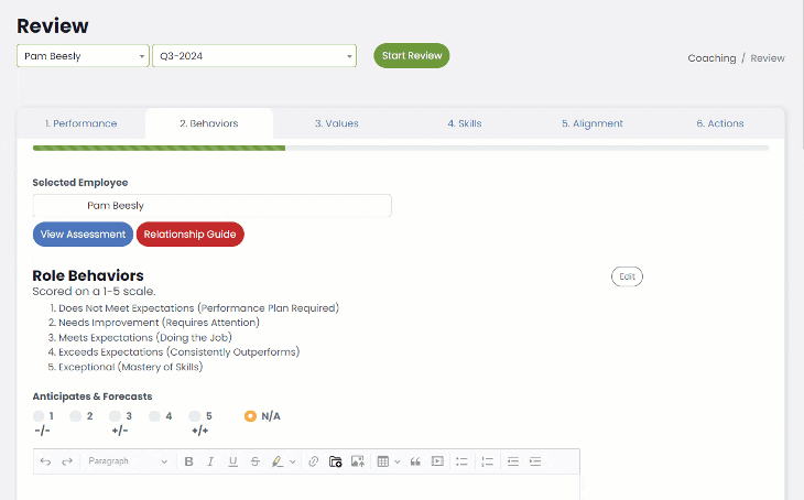 Role-Specific Skills & Behaviors