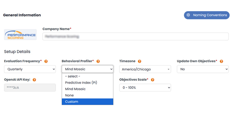 Use any assessment tool with Performance Scoring