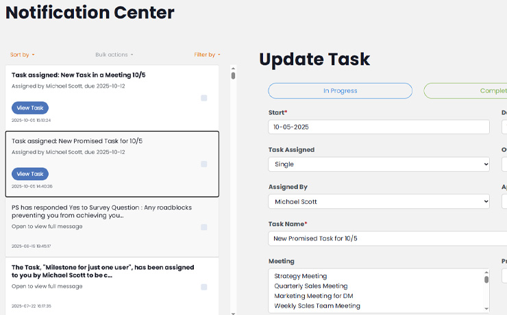 Notification Center Screenshot