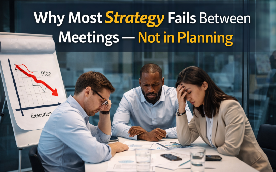 Why Most Strategy Fails Between Meetings — Not in Planning